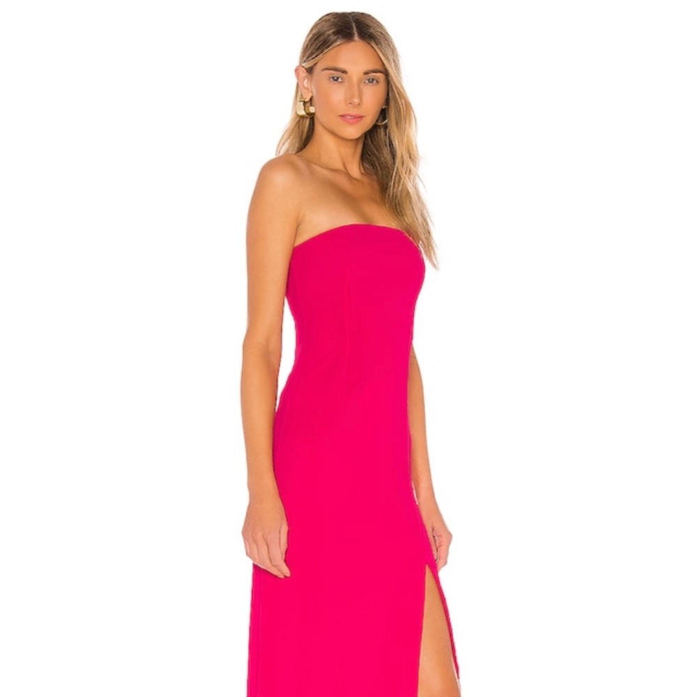 Superdown Revolve Pink maxi dress